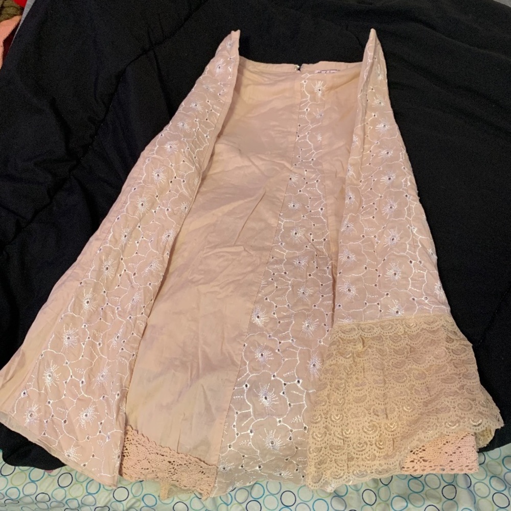 Hand sewed skirt